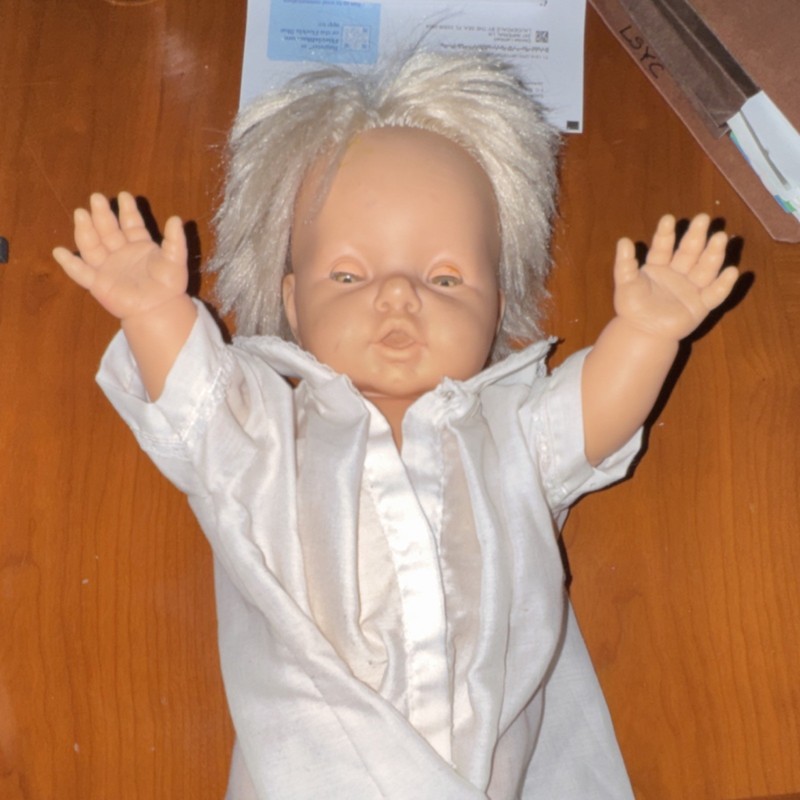 Berjusa Anatomically Correct Caucasian Boy Baby Doll Blonde Straight Hair