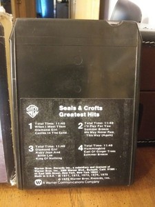 Seals & Crofts " Seals & Crofts Greatest Hits" 8 track tape REBUILT