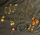 Fashion Jewelry Mixed Lot Multicolor Earrings, Bracelet & Hair Clip 10+ pcs — photo 1