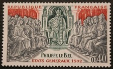 Timbre - FRANCE - Philippe Le Bel - Etats généraux 1302 - Neuf** - YT1577 - 1968