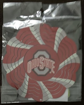 The Ohio State University Geo Spinner Ornament  NEW in Sealed Package