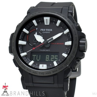 Casio G-Shock Pro Trek Climber Solar Radio Resin SS Gebraucht