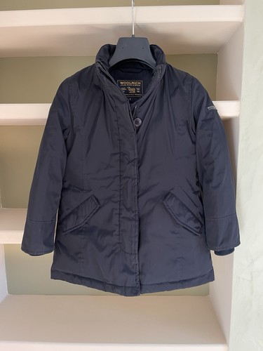 Woolrich giubbotto parka bambina unisex 6 anni blu giaccone in piuma d'anatra - Foto 10 di 14