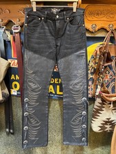 rrl limited edition western leather pants