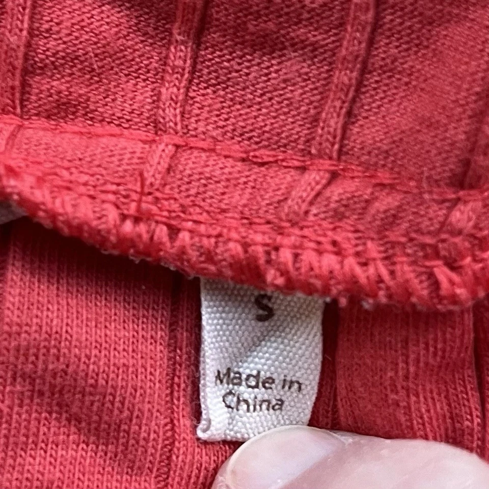 Soft Surroundings Coral Pullover Tunic Blouse - Size S - EUC - 100% Cotton - Image 4 of 4