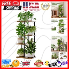 Compact 4-Tier Plant Rack - Versatile Indoor Display for Flowers & Succulents