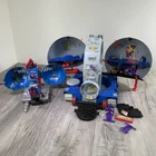 Vintage TMNT Technodrome Playset & Scout Vehicle Incomplete Playmates 1990 Rare