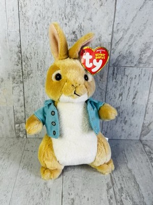Ty Beanie Babies Cottontail Rabbit Plush 2018 Peter Rabbit Movie Bunny NWT