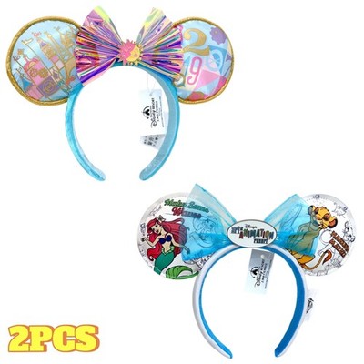 Disney~ It s a Small World Bow Ears+Art Of Animation Ariel,Nemo,Cars,Simba Ears