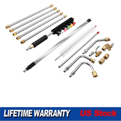 #ad 4000PSI Washer Extension Wand Lance 5 Nozzle Tip Pressure Washer Extension Wand $39.99