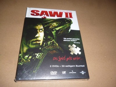 Saw II Lim. Coll. Ed. 2 Disc + 32 Seiten Buchteil DVD ovp