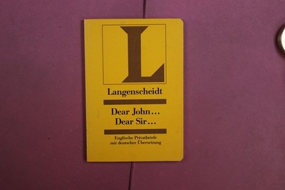 424059 DEAR JOHN ... DEAR SIR ... Langenscheidt KG Englische Privatbriefe mit