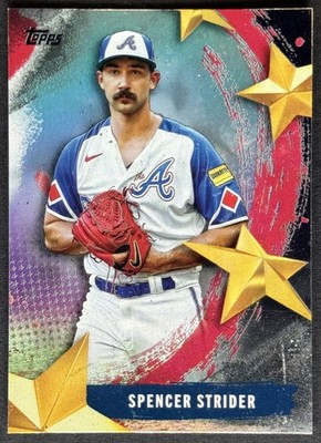 2025 Topps Baseball Spencer Strider Stars of MLB #SMLB-33 Atlanta Braves