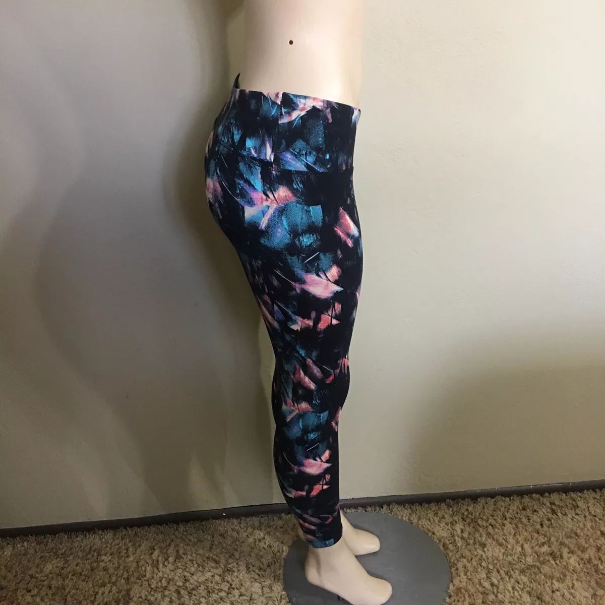 TUFF ATHLETICS Women's Leggings Size Small Multi Color