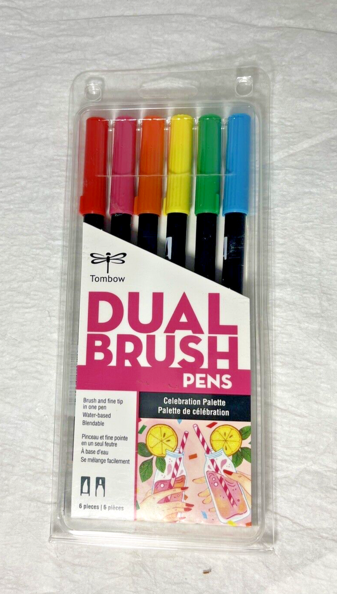 NEW TOMBOW Dual Brush Fine Pens Art Markers Celebration Palette