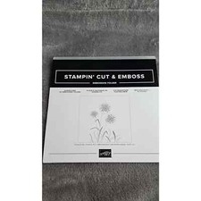 Stampin Up RETIRED Dandlions- 3D Embossing folder- large, big shot, sizzix,
