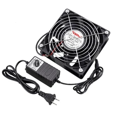 120mm x 38mm 110V 220V AC Powered Axial Fan,12V Variable Speed Controller wit...