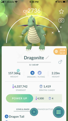 Pokemon Go Shiny Dragonite Registered Or 30 Days Ultra Friends Ebay