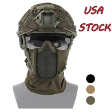 Tactical Gear Breathable Balaclava Mesh Mask Ninja Style Full Face Airsoft Mask