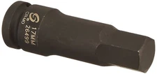 SUNEX TOOLS 26499 1/2-Inch Drive 17-Mm Hex Impact Socket
