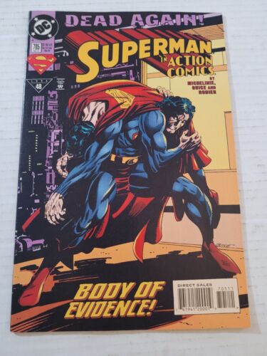 Superman In Action Comics #705 Dec 1994 / Dead Again ! / Corps de preuves - Photo 1/21