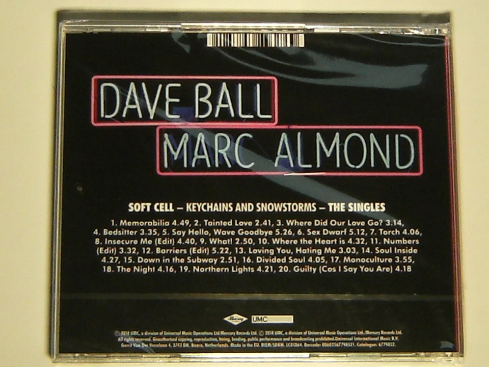 CD SOFT CELL [ THE BEST OF ] THE SINGLES ( Marc Almond ) NEUF SOUS BLISTER - Photo 3/4