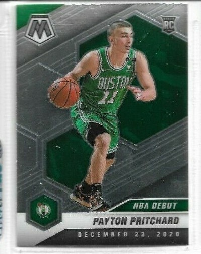 2020-21 Panini Mosaic Payton Pritchard NBA Debut RC Base Card # 269