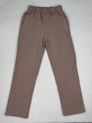 Alo Yoga Sweatpants Women's Small Brown Straight Leg Sweats Lounge