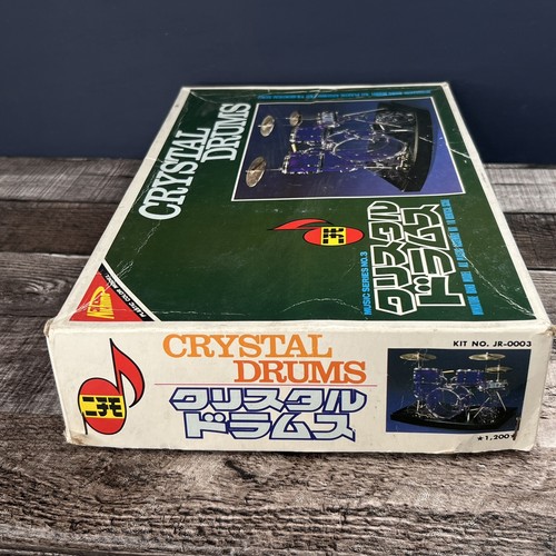 VINTAGE NICHIMO CRYSTAL DRUMS 1/8 MODEL KIT MUSIC SERIES Nº 3 MADE IN JAPAN - Picture 6 of 9