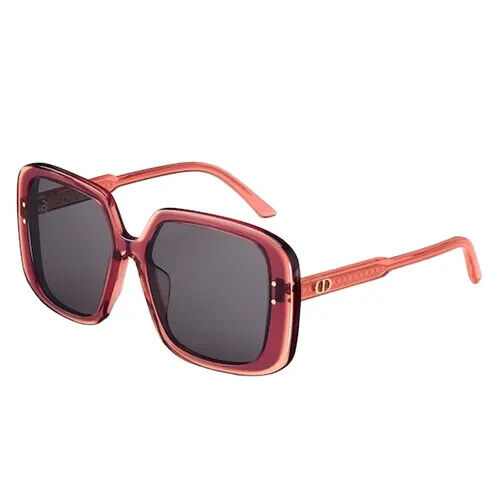 BRAND NEW CHRISTIAN DIOR DiorHighlight S3F 35A0 RED/SMOKE LENS SUNGLASSES 52-20 - Picture 4 of 6
