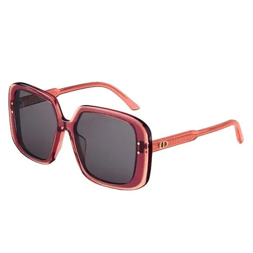 NUEVO CHRISTIAN DIOR DiorHighlight S3F 35A0 ROJO/LENTE HUMO GAFAS DE SOL 52-20 Foto 4 de 4