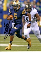 Everett Golson Reprinted autographed signed football 8x10 photo Irish Notre Dame