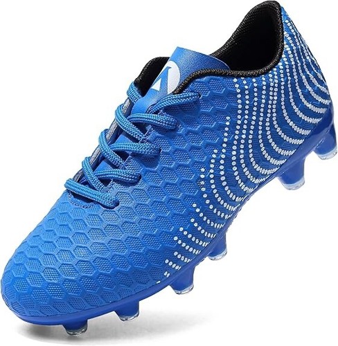 3 little kids Boys Girls Soccer Cleats Kids Youth Firm Groud Soccer Shoes