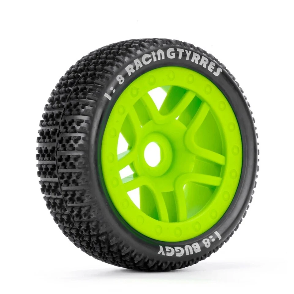 Juego de neumáticos de ruedas de buggy de radiocontrol de 1/8 para Kyosho Inferno Ve mp9 Hpi Vorza Buggy Racing Foto 3 de 4