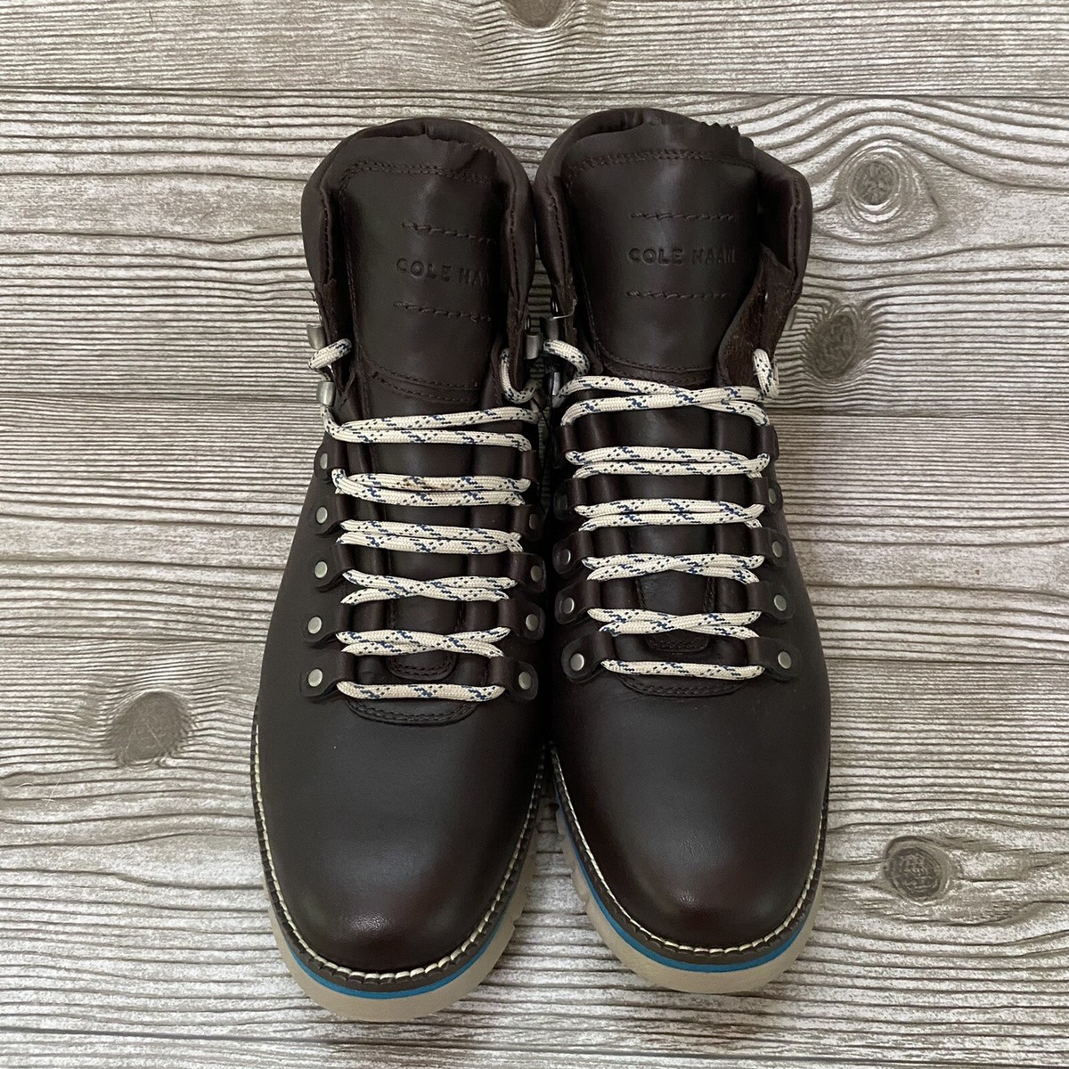 Cole Haan Mens Zerogrand Hiker Boot Size 9.5 Brown Leather