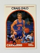 CRAIG EHLO AUTO BECKETT AUTHENTICATED 1989-90 HOOPS CLEVELAND CAVALIERS
