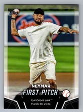 2024 Topps Update First Pitch #FP-7 Neymar loanDepot Park Miami Marlins