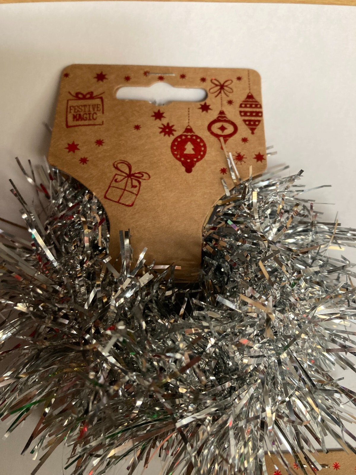 Christmas Tinsel Hair Scrunchie Bobble Elastic *Choose Your Colour* eBay