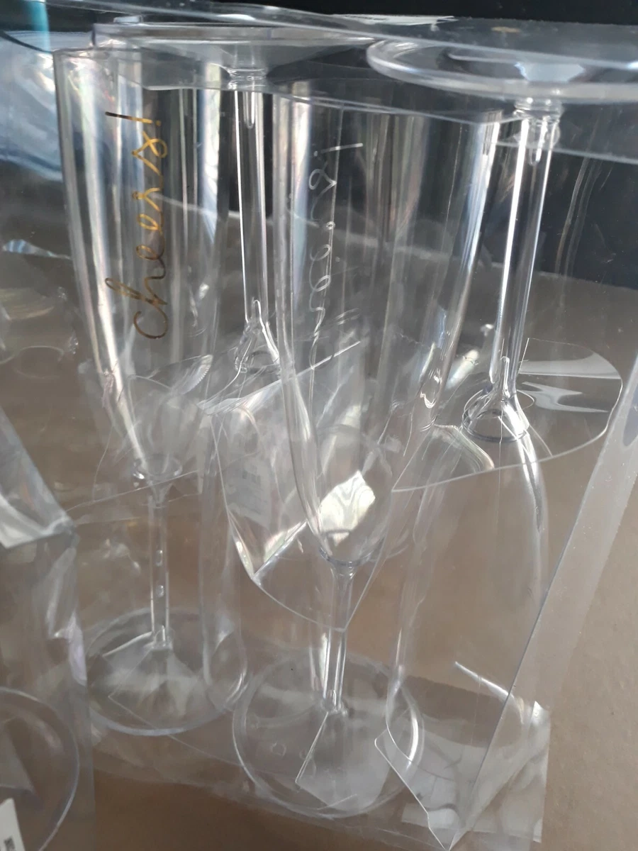 Cheers plastic champagne sale flutes