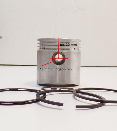 BSA B31 Kolben komplett +080. 15504.080 Piston - Picture 6 of 6