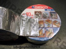 NASTRO ADESIVO BITUME PER TETTI BITUMINOSO CON ALLUMINIO ISOLANTE CM10 X 10MT 