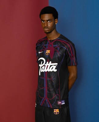FCB x Patta - Men's Barcelona Fc Patta Script Logo Pre-Match