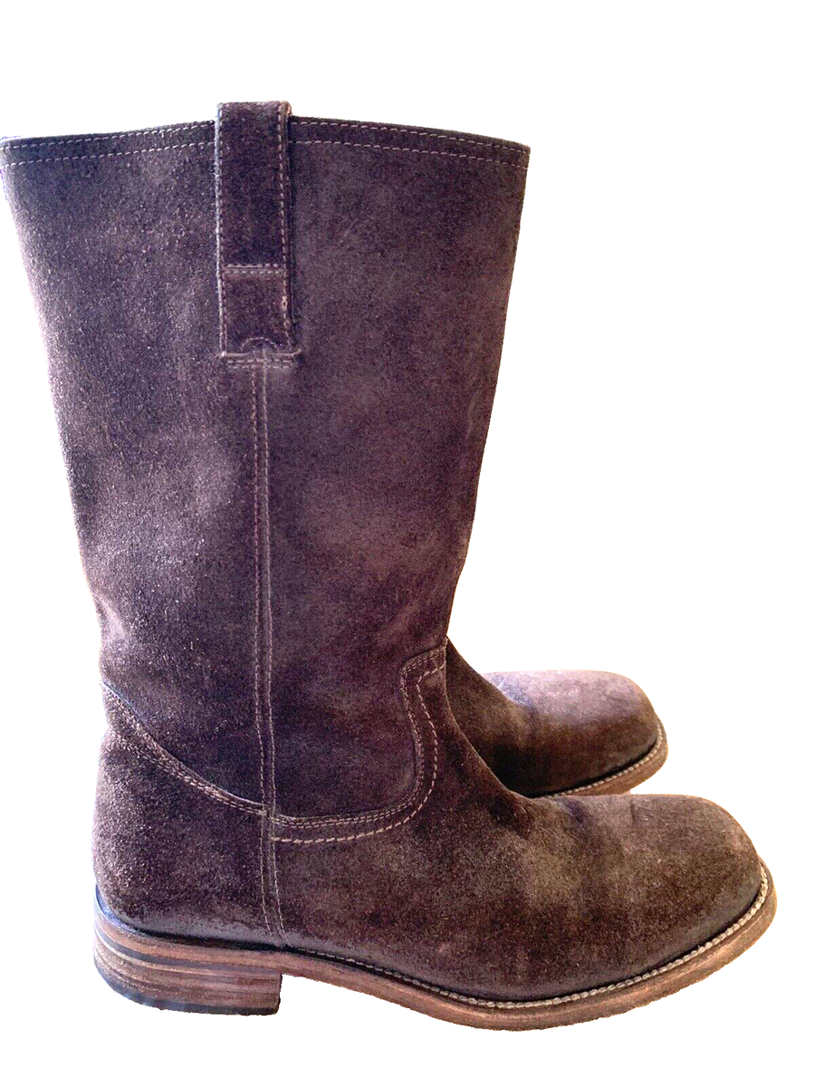 Buttero Italian Leather Suede mens Boots, brown Size 43/10  display picture 3