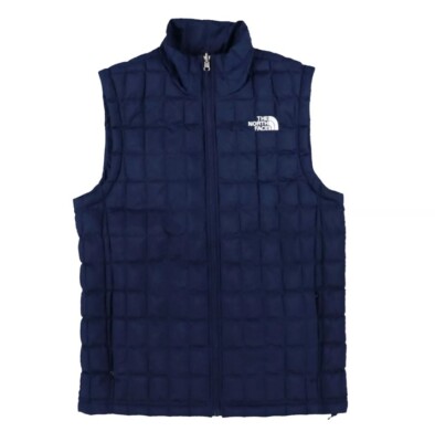 The North Face Men's Thermoball Insulated Vest Comfort Quilted New Summit Blue