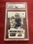 2015 Panini Score Tom Brady #1 Precision Passers Die-cuts PSA 9