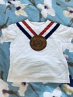 Toddler Baby Infant White T-shirt Top 24 months 2 years 2T Babystyle w/ medal — photo 1