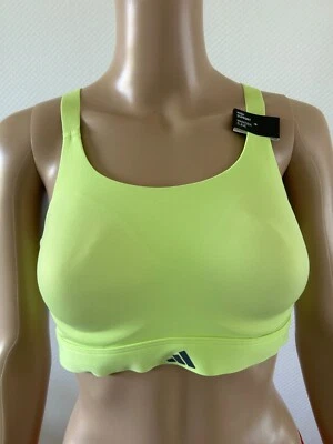 ✨️ adidas Damen LUX Tailored Impact Sport BRA IJ5738 neon grün Gr. 70 - 80 - Bild 1 von 4