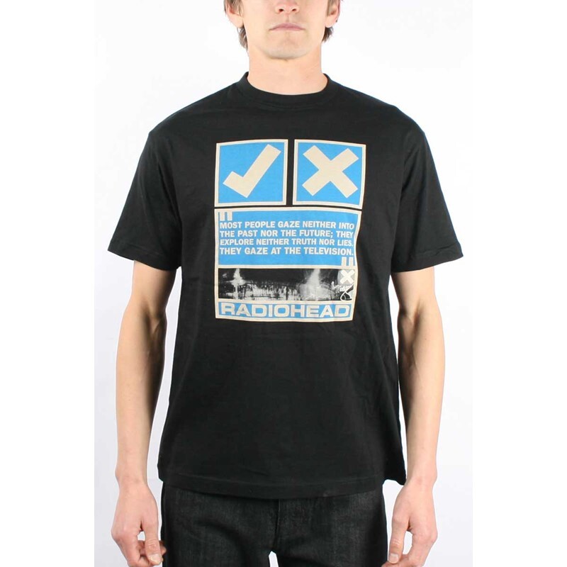 Radiohead Television basic black 90s Retro style Unisex T shirt vtg NH14305