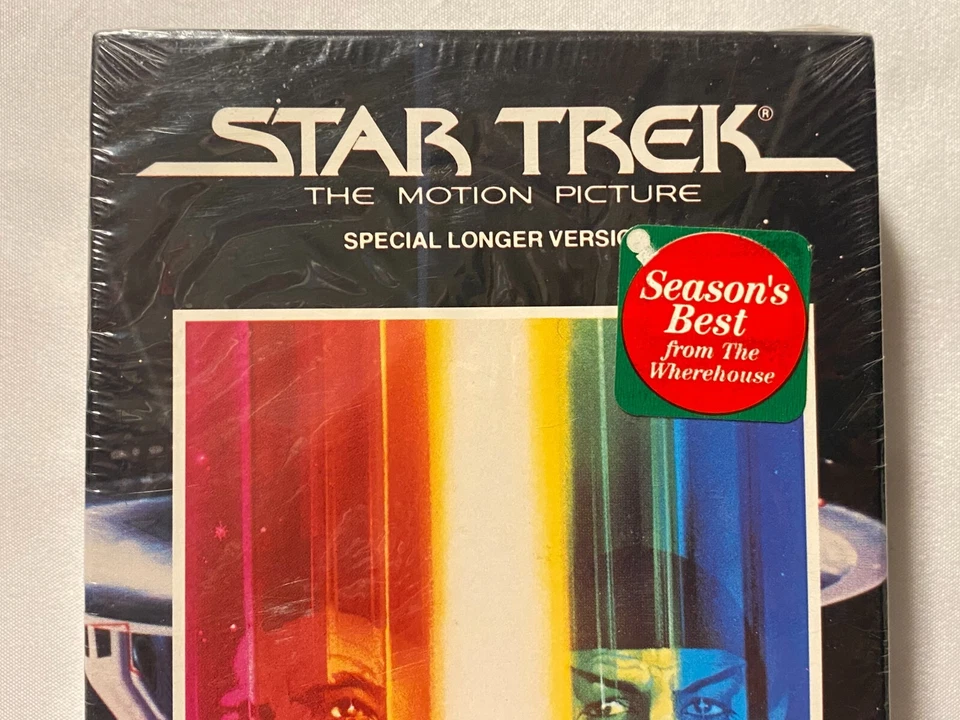 New Sealed 1991VHS Star Trek The Motion Picture Special Longer Version Watermark - Image 2 of 4