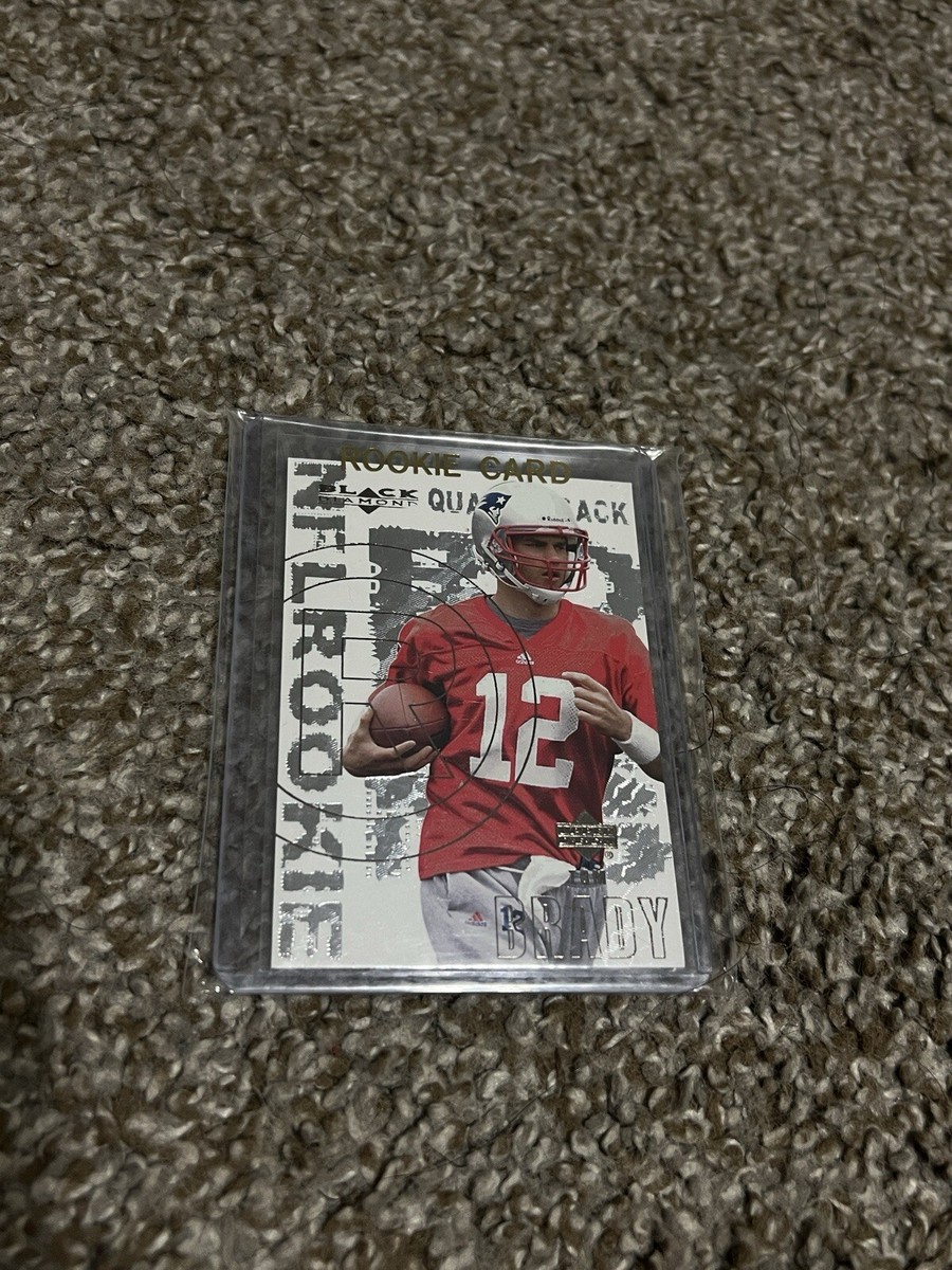 rare tom brady rookie card The Most Valuable NFL Cards 12 pack collection of the